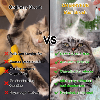 Spray Cat Grooming Brush - Cherryfur™️
