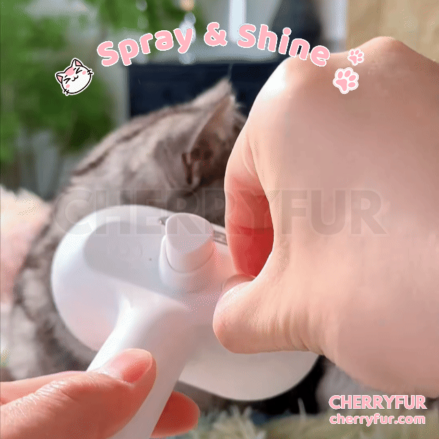 Spray Cat Grooming Brush - Cherryfur™️